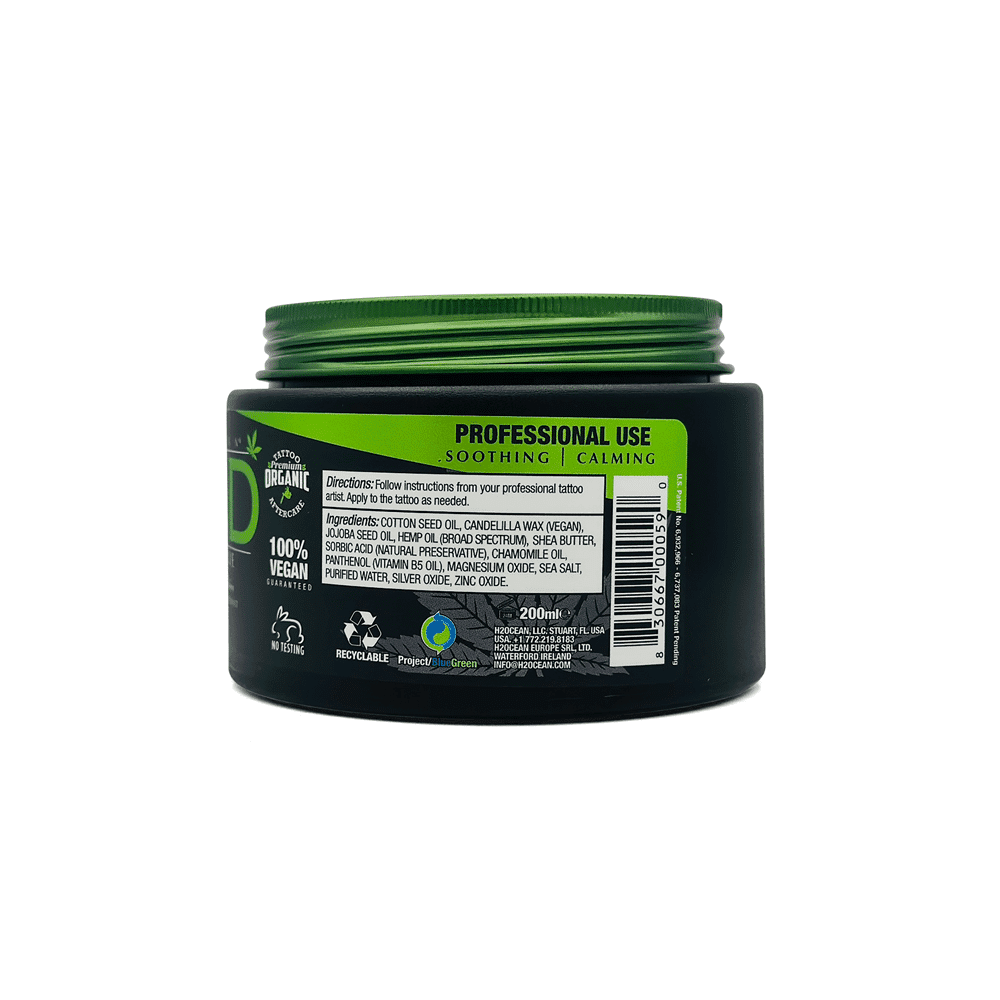 CBD Tattoo Salve - Black Label Edition | H2Ocean®