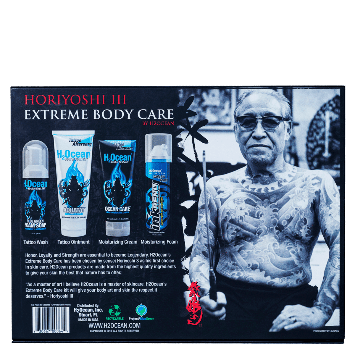 Horiyoshi III 4-Pack Tattoo Aftercare Kit | H2Ocean®
