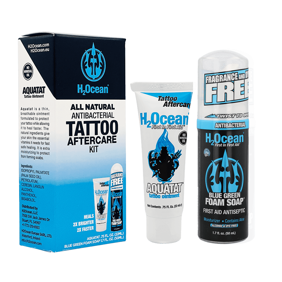 All Natural Antibacterial Tattoo Aftercare Kit | H2Ocean